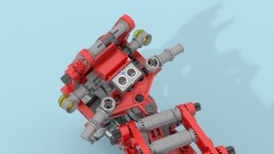 Lego 8422 - Close up of instruments