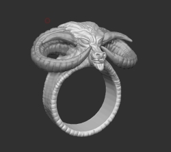 Ram Ring Sculp