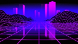 Synthwave Landscape