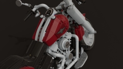 Lego Harley Davidson - Close up stickers