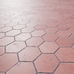 Hexagonal Brickfloor