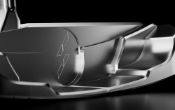 More Golf Render Putter - Curves TIght B&W