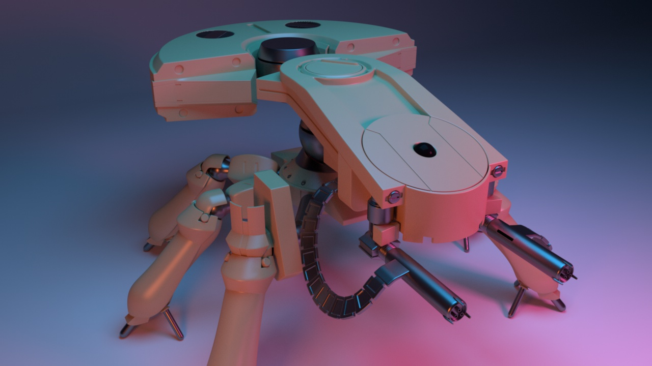 Spider Tank from Ghost in the Shell - Feedback - CORE 4D