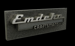 emdeko metal plaque